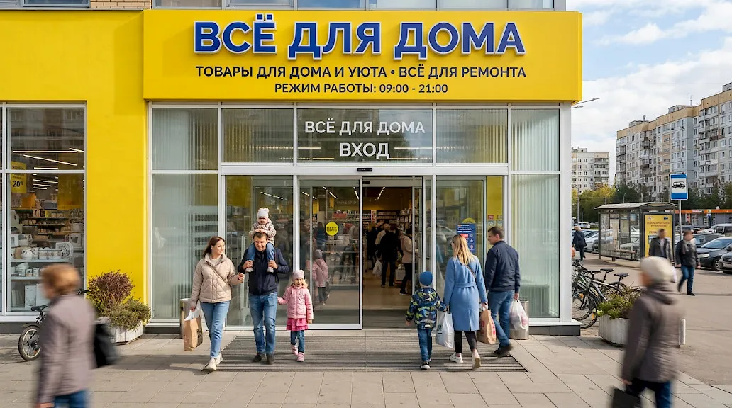 Стеклянные двери для магазина 1
