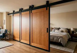 Стеклянные раздвижные двери для пеналов в стену — фото 13