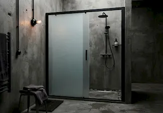 Перегородка в ванной комнате для душа: пластиковая, деревянная или стеклянная? — фото 3