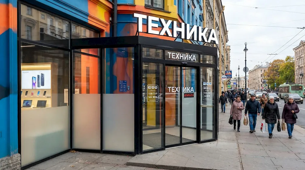 Телескопические автоматические двери 2
