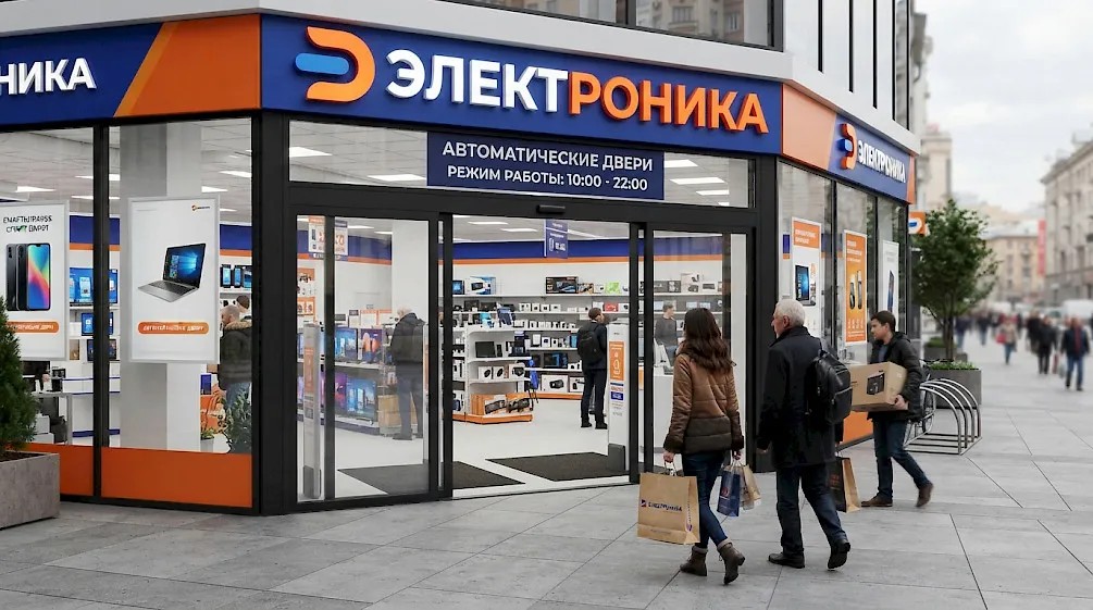 Теплые автоматические раздвижные двери 2