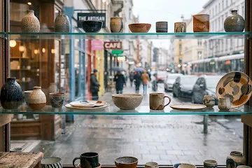 Витрины внутри магазина