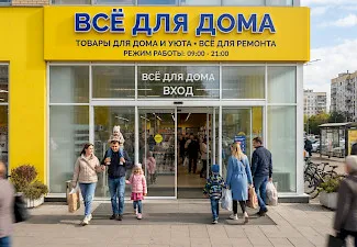 Стеклянные двери в торговых центрах — фото 15
