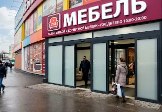 Раздвижные двери торговых центров