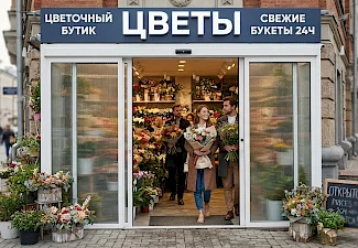 Современные двери в магазин — фото 5