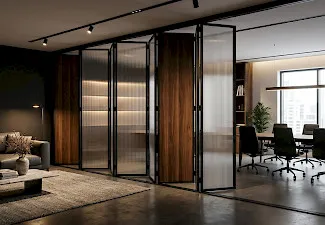 Раздвижные складные двери — фото 10