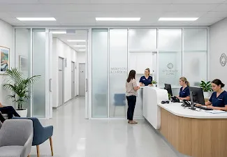 Медицинские алюминиевые двери — фото 16