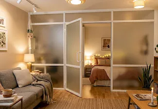 Перегородка между комнатами — фото 10